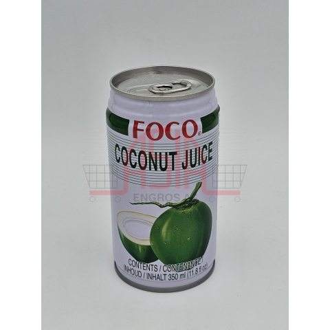 FOCO Coconut JUICE MEAT green Drink 350ML x 24